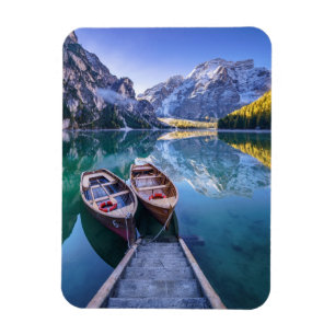 Dolomit-Alpen des Braies See- , Italien Magnet