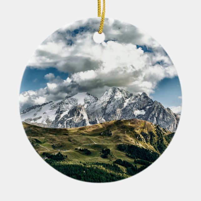 Dolomitalpen, Italien Keramikornament (Vorne)