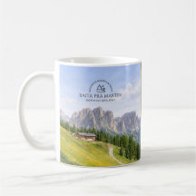 Dolomiten Alpenhütte Aquarell Natur Landschaft