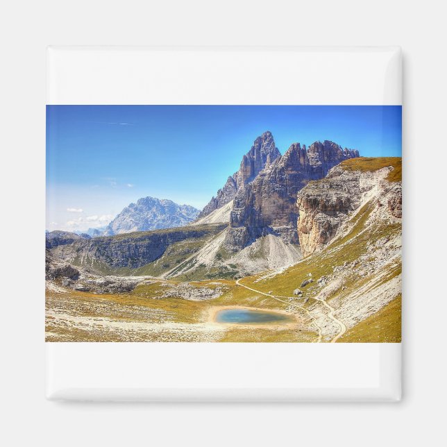 Dolomiten Drei Zinnen Magnet (Vorne)