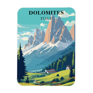 Dolomiten Italien Berge Reisen Magnet