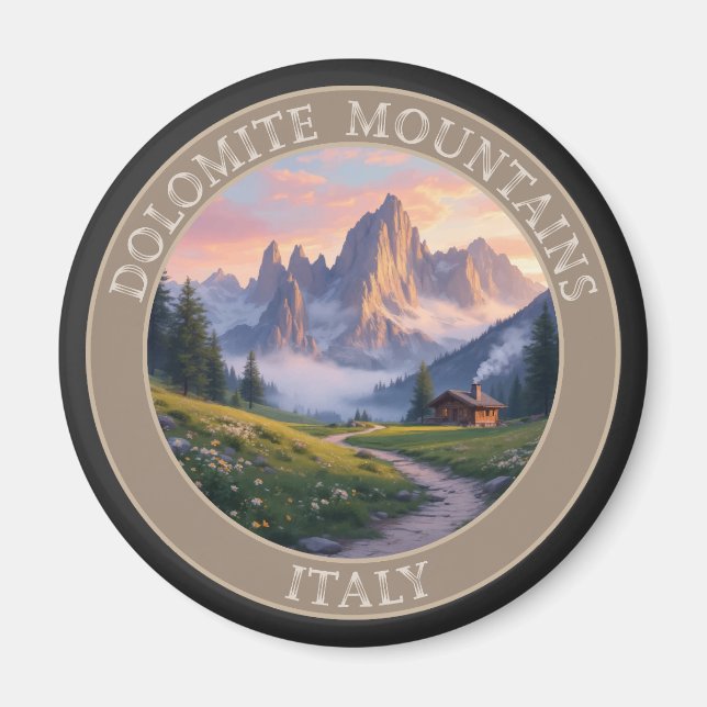Dolomiten Italien Magnet (Vorne)