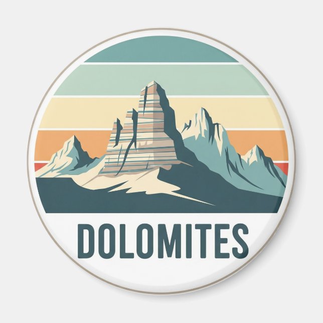 Dolomiten Italien Reise Magnet (Vorne)