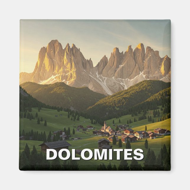 Dolomiten Italien Reisen Magnet (Vorne)