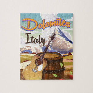 Dolomiten Italien Reiseplakat