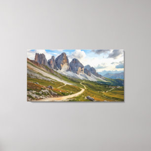 Dolomiten-Panoramaweg-Druck Leinwanddruck