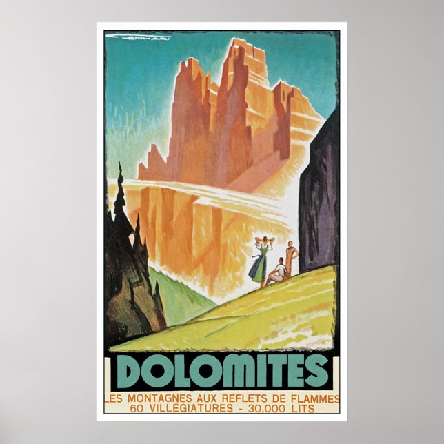 Dolomiten Poster (Vorne)