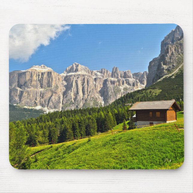 Dolomiti - hohes Fassa Tal Mousepad (Vorne)