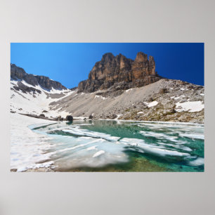 Dolomiti-See Pisciadu Poster