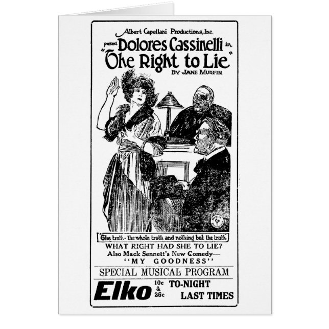 Dolores Cassinelli Mack Sennett 1921 stille (Vorne)