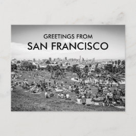 Dolores Park The Mission San Francisco Greeting Postkarte
