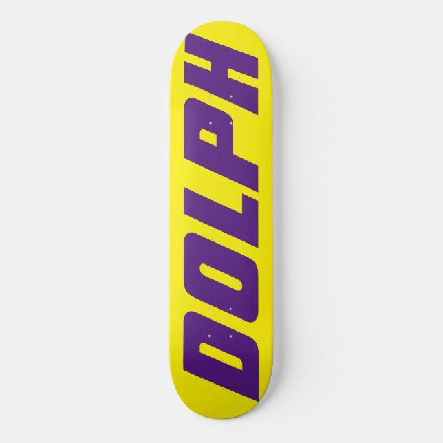 DOLPH Tribute 8 1/4" Skateboard Deck (Vorderseite)