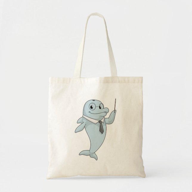 Dolphin als Lehrer mit Pointer Tragetasche (Vorne)