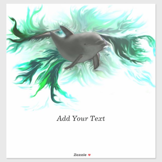 Dolphin Baby Aufkleber (Blatt)