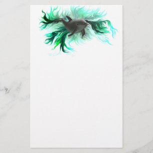 Dolphin Baby Briefpapier