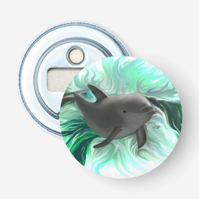 Dolphin Baby Flaschenöffner (Vorderseite)