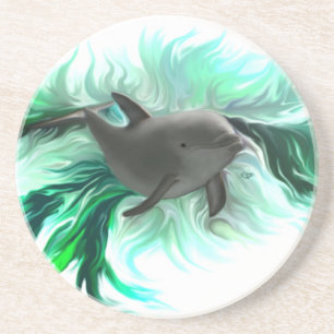 Dolphin Baby Getränkeuntersetzer