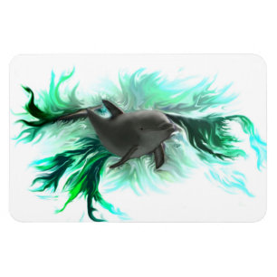 Dolphin Baby Magnet