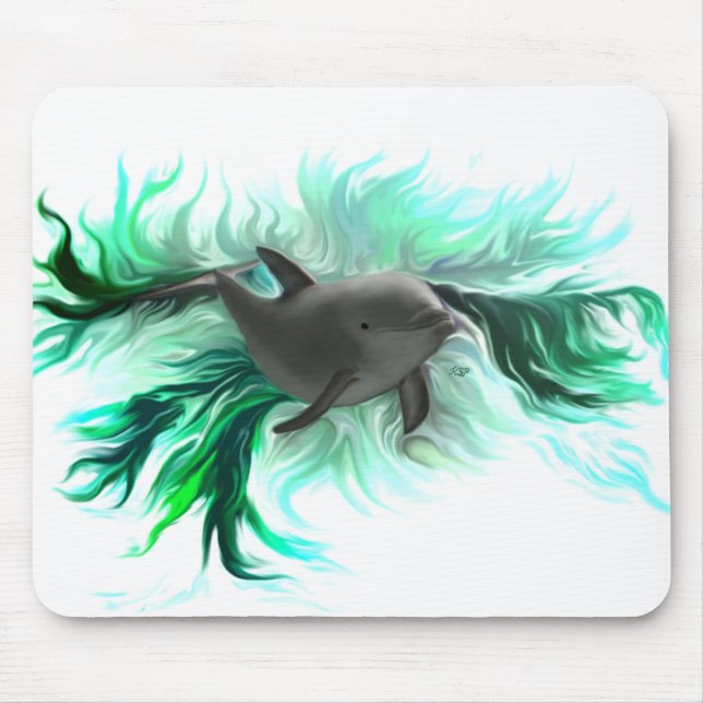 Dolphin Baby Mousepad (Vorne)