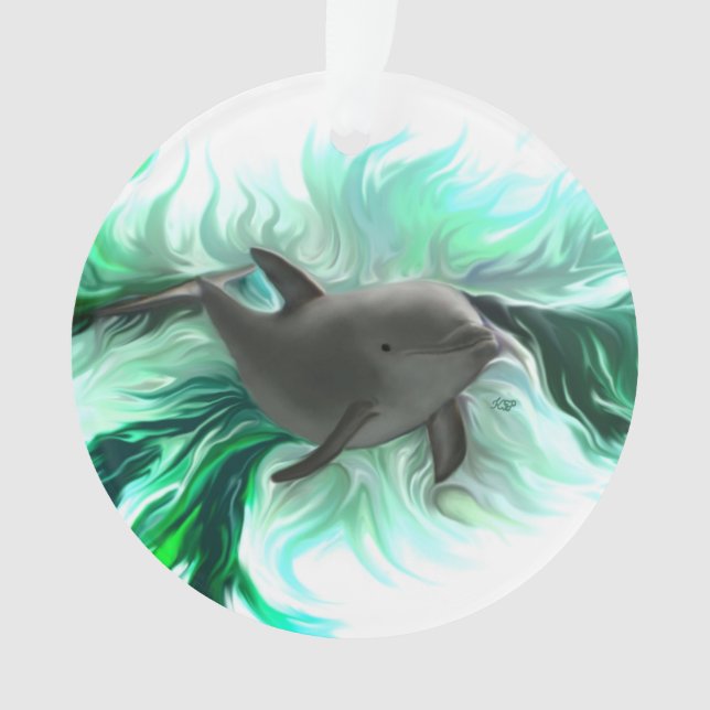 Dolphin Baby Ornament (Vorderseite)