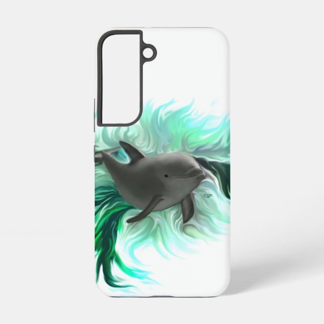 Dolphin Baby Samsung Galaxy Hülle (Rückseite)