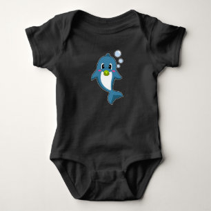 Dolphin Baby Schnuller Strampler