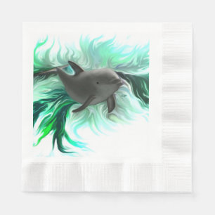 Dolphin Baby Serviette