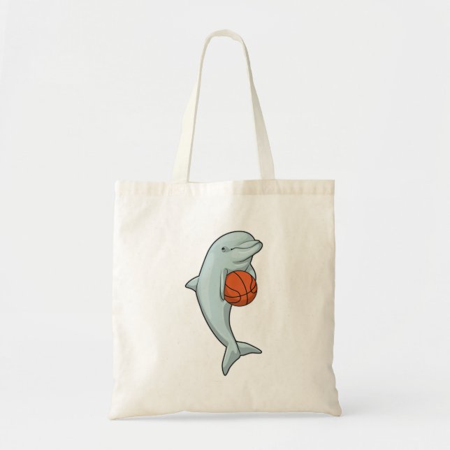 Dolphin beim Basketball-Sport Tragetasche (Vorne)