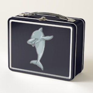 Dolphin beim Hip Hop Dance Dab Metall Brotdose