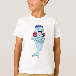 Dolphin beim Hören von Musik T-Shirt