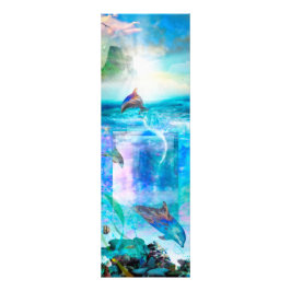 DOLPHIN BLUE OCEAN DIVERS FOTODRUCK