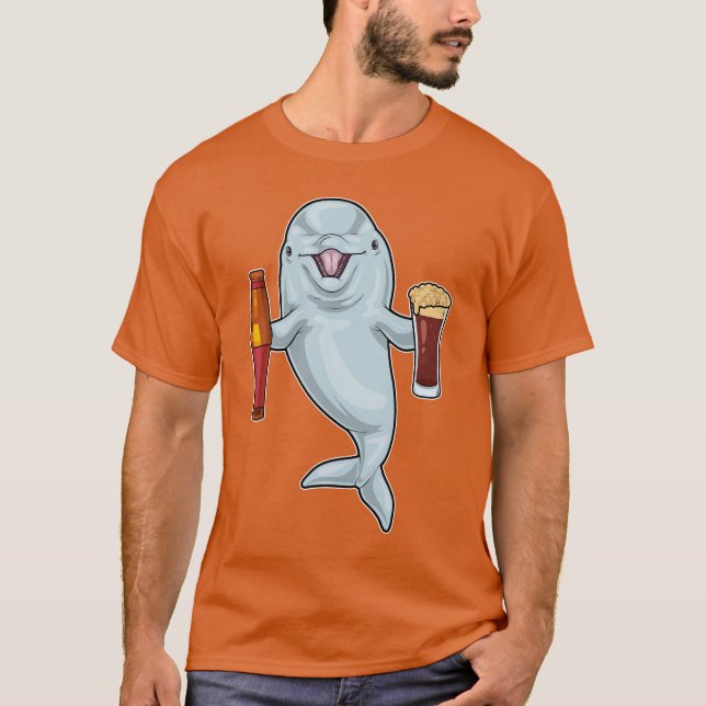 Dolphin Bottle Ber T-Shirt (Vorderseite)