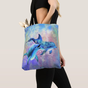 Dolphin Couple - Beautiful Tasche