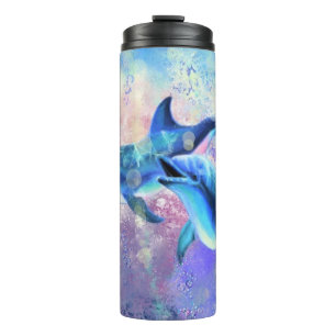 Dolphin Couple - Beautiful Thermosbecher