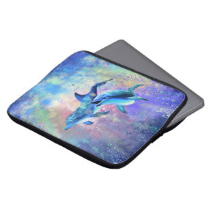 Dolphin Couple - Schön Laptopschutzhülle