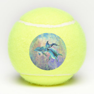 Dolphin Couple Tennis Balls Family Tennisbälle