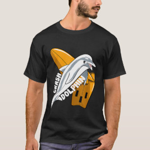 Dolphin Crash Surfboard Surfboard Geschenk T-Shirt