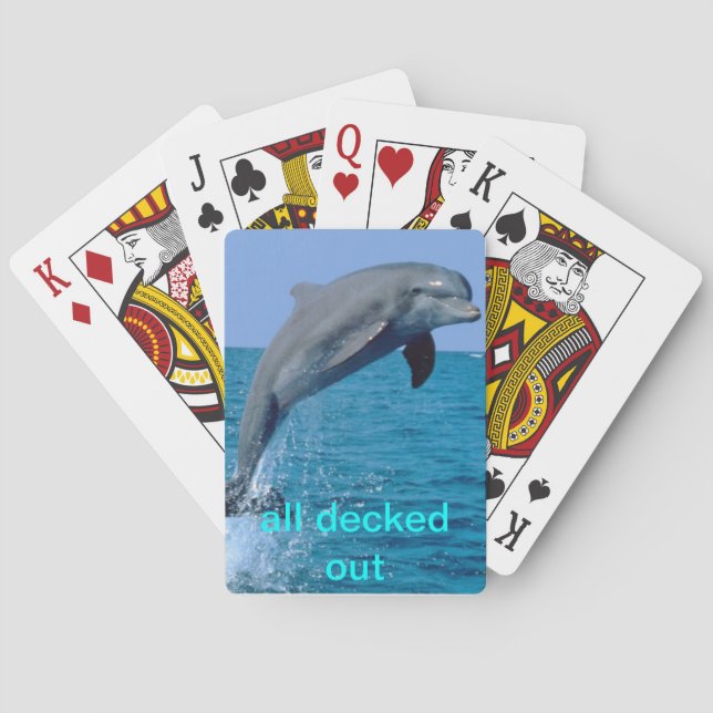 dolphin deck of cards spielkarten (Rückseite)
