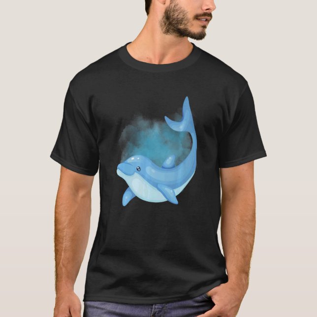 Dolphin Deep Ocean Creatures and Rift Life  1 T-Shirt (Vorderseite)