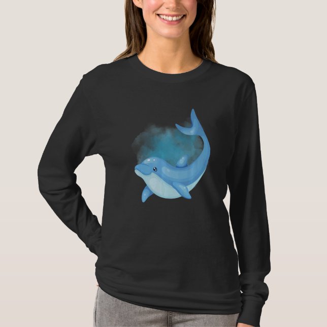 Dolphin Deep Ocean Creatures and Rift Life  1 T-Shirt (Vorderseite)