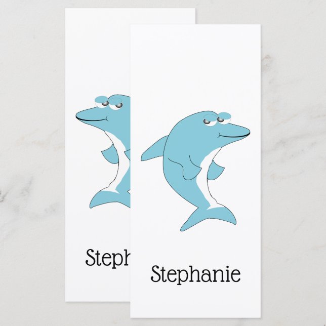 Dolphin Design Lesezeichen (Vorne/Hinten)
