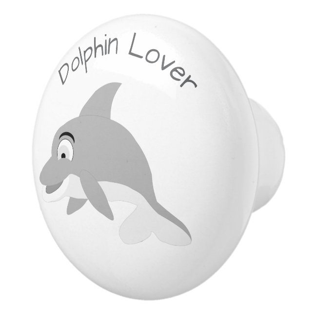 Dolphin Design personalisiert Keramikknauf (Rechts)