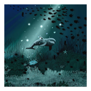 Dolphin Dream Fotodruck