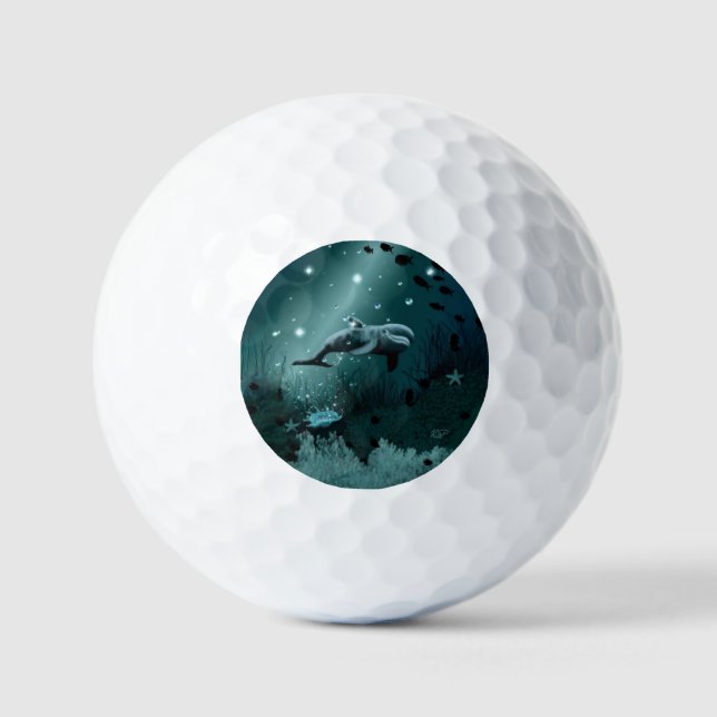 Dolphin Dream Golfball (Vorderseite)