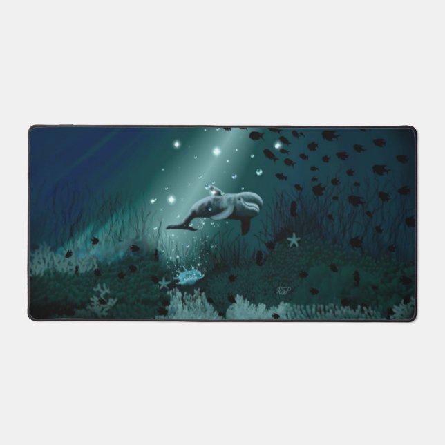 Dolphin Dream Schreibtischunterlage (Vorderseite)