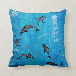 Dolphin Dreaming Pillow/Cushion Kissen