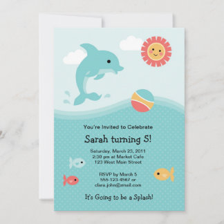Dolphin-Einladung Einladung