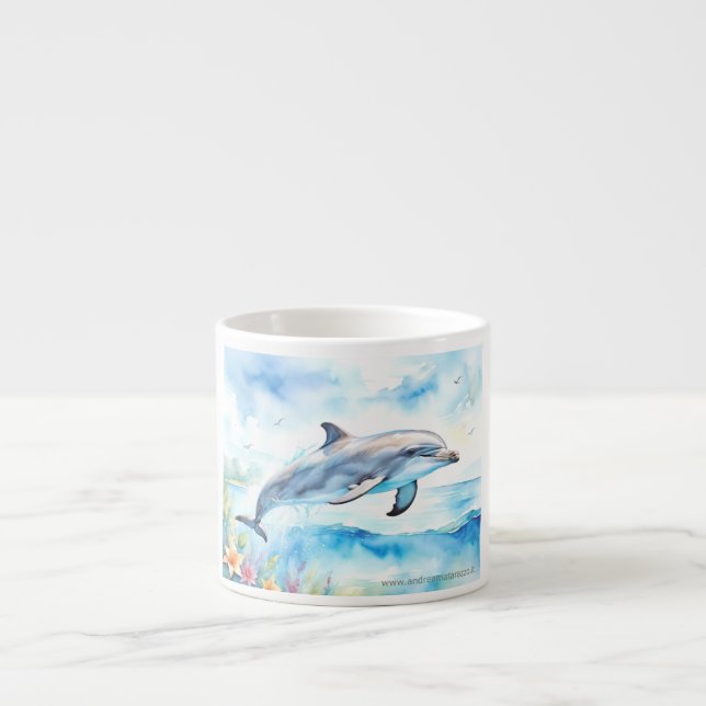 Dolphin Espressotasse (Vorderseite)