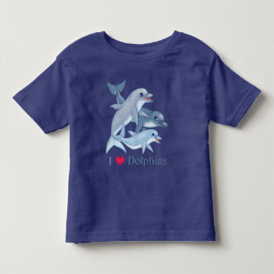 Dolphin-Familie Kleinkind T-shirt