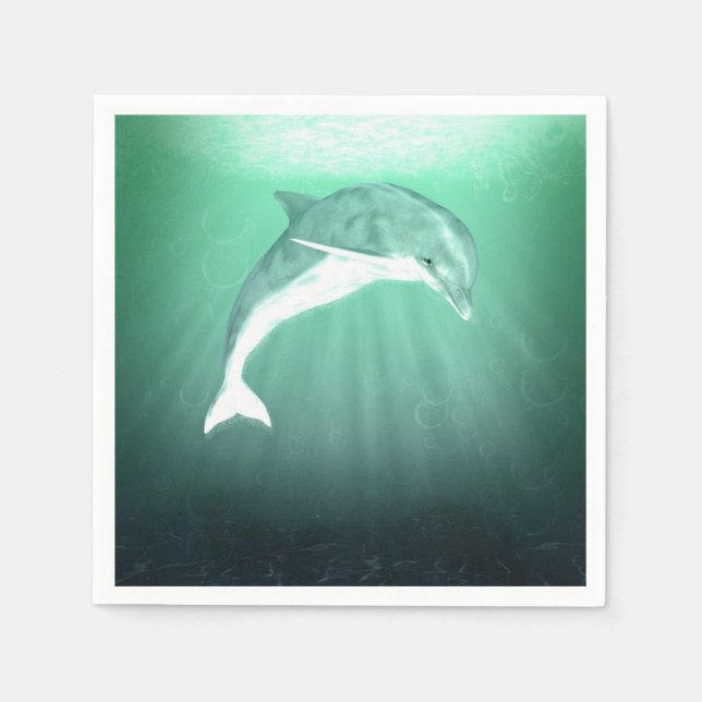 Dolphin Fantasy Serviette (Vorderseite)